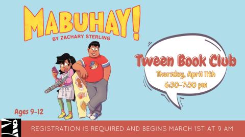Tween Book Club: Mabuhay!