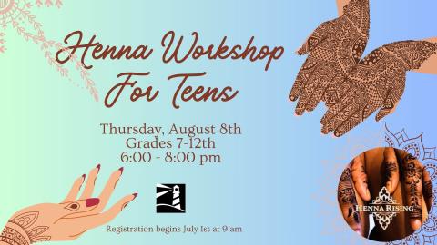 Teen Henna Workshop