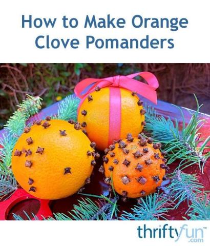 orange clove pomander