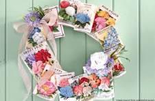 Seed packet wreath