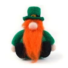 wool felted leprechaun