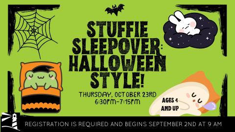 Stuffie Sleepover: Halloween Style!