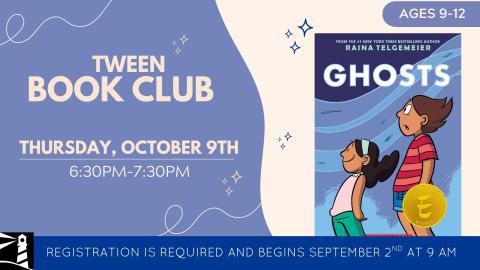 Tween Book Club: Ghosts