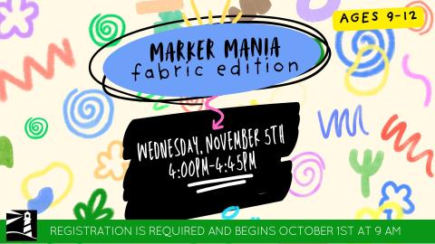 Marker Mania: Fabric Edition