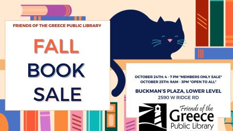 Fall Book Sale by Friends of the Greece Public Library