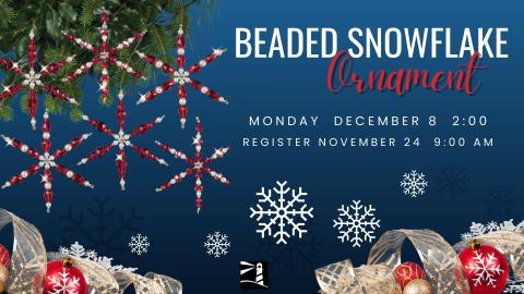 Beaded Snowflake Ornaments