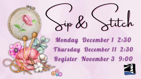 Sip & Stitch