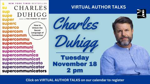 Virtual Author Talk: Charles Duhigg