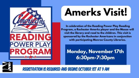 Amerks Reading Power Play Visit