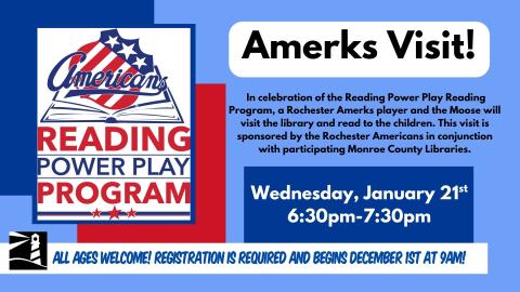Amerks Reading Power Play Visit