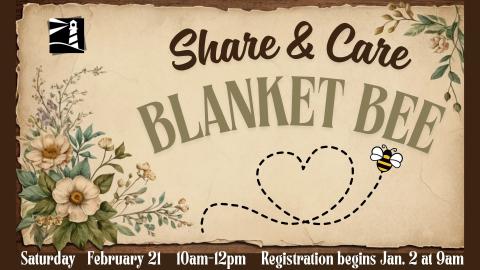 Share & Care Blanket Bee