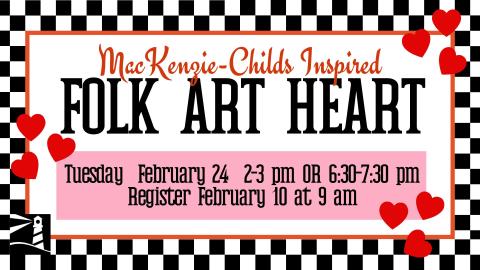 MacKenzie-Childs Inspired Folk Art Heart