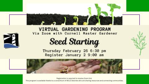 Seed Starting - Cornell Cooperative Extension - ZOOM
