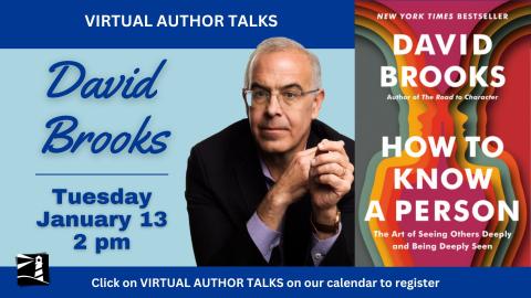Virtual Author Talk: David Brooks