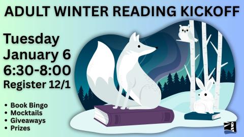 New Year, New Books:  Adult Winter Reading Kick-off!
