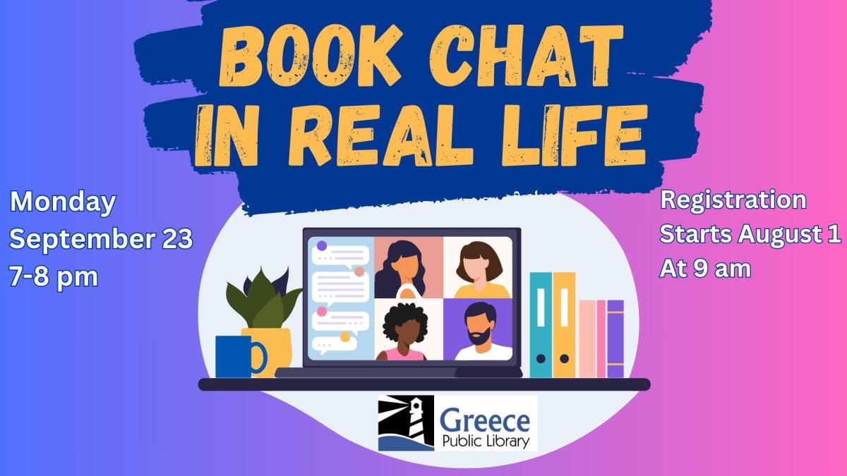 Monday Night Book Chat In Real Life!