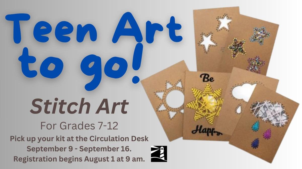 Teen Art to Go: Stitch Art