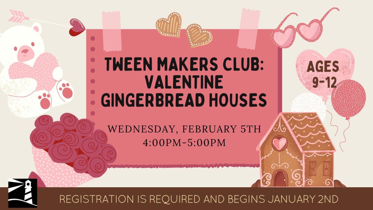 Tween Makers Club: Valentine Gingerbread Houses