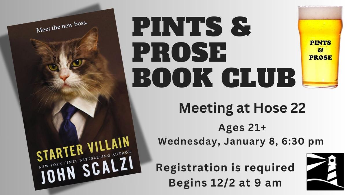 Pints & Prose: Starter Villain