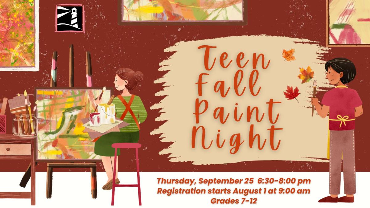 Teen Fall Themed Paint Night