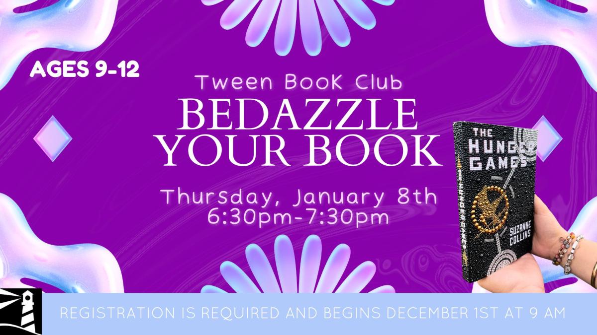 Tween Book Club: Bedazzle Your Book!